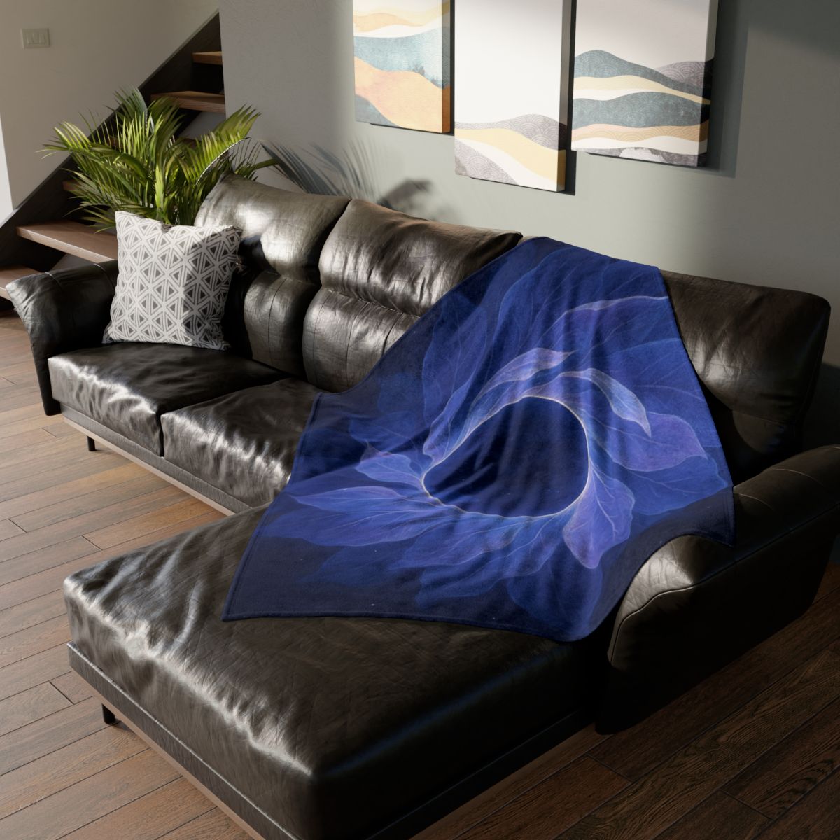 Nebula Petal Halo decorative home blankets