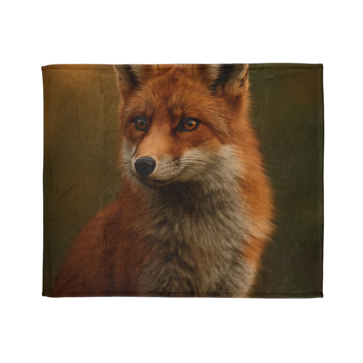 Crimson Whisper Red Fox unique gift blanketscustom blankets
