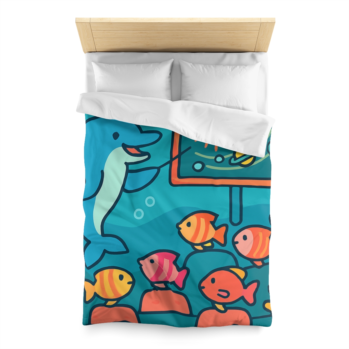 Cosmic Coral Reef Classroom trendy bedroom duvets