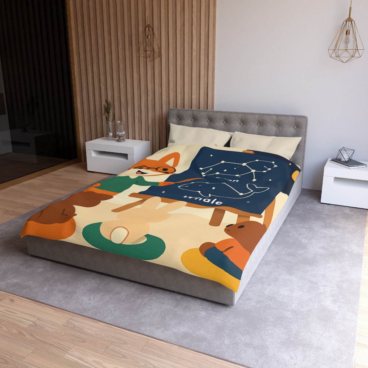 Constellation Classroom Fox stylish duvet covers
