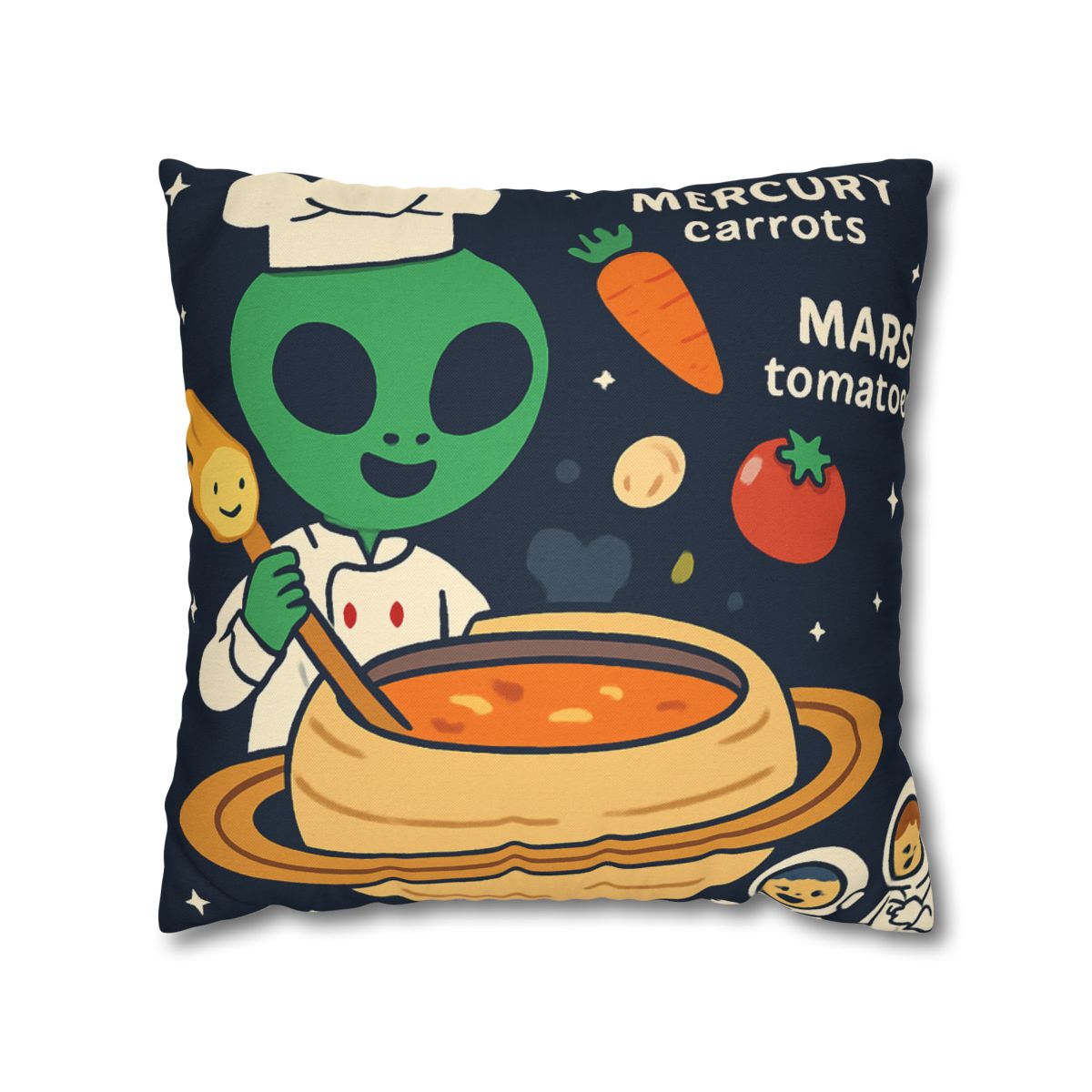 Solar System Soup Kitchen designer print pillow cases