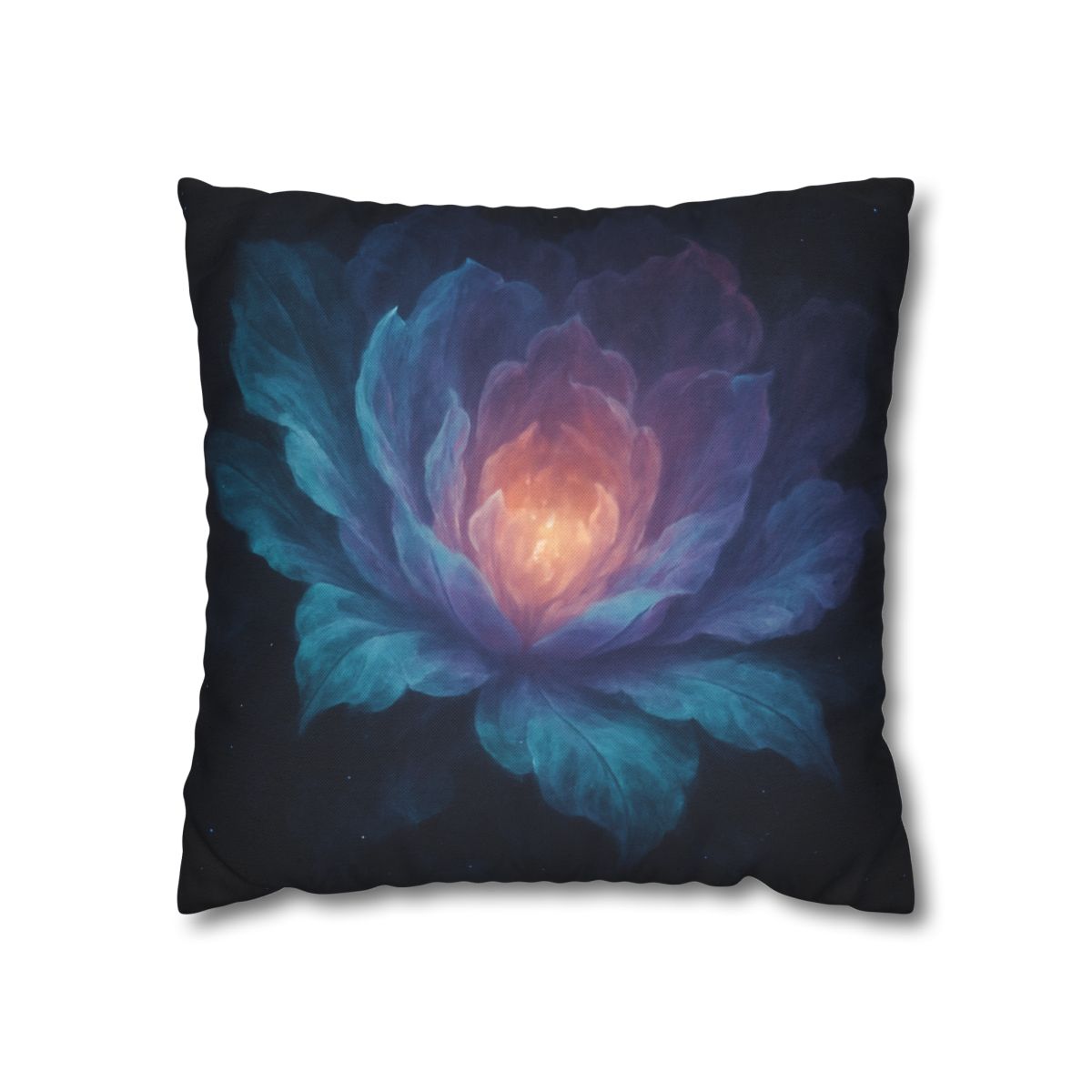 Prismatic Void Bloom comfortable bedding pillow covers