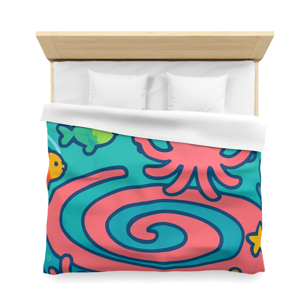 Rainbow Reef Planet Parade warm winter duvets
