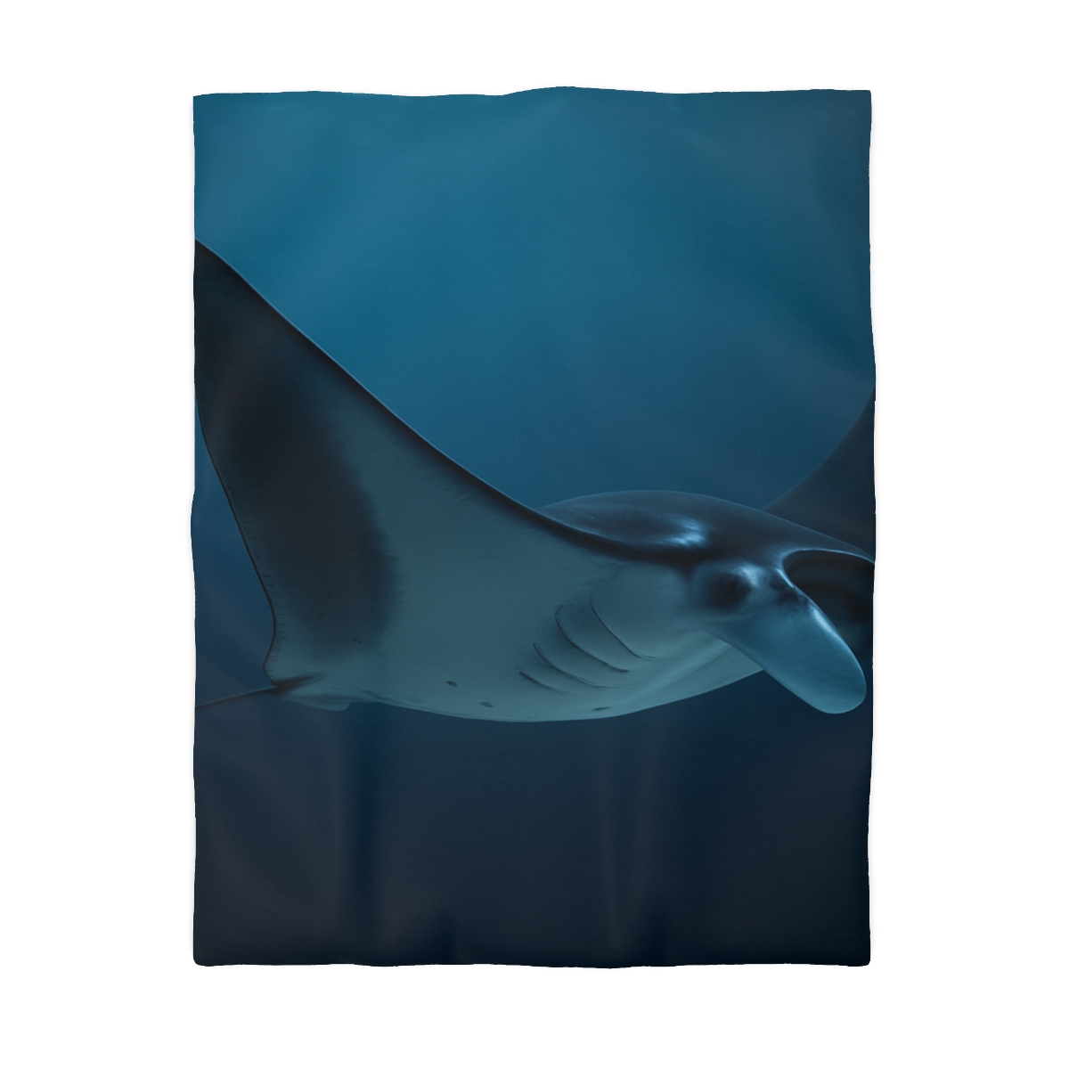 Celestial Glide Manta Ray designer printed duvets