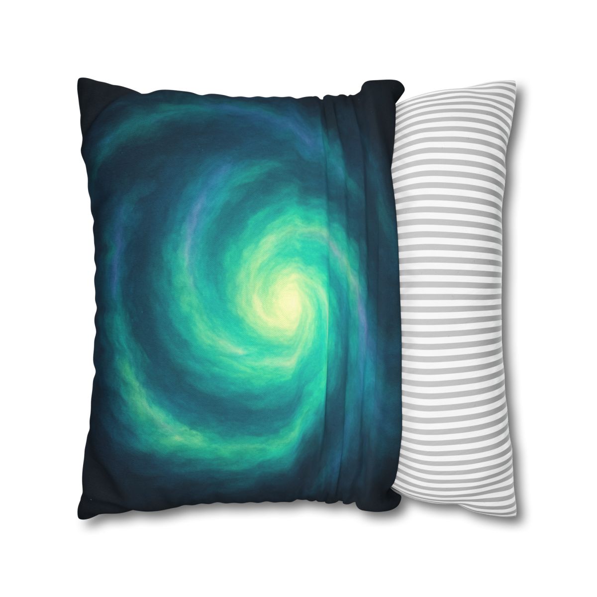 Aurora Halo Spiral soft cotton pillow cases