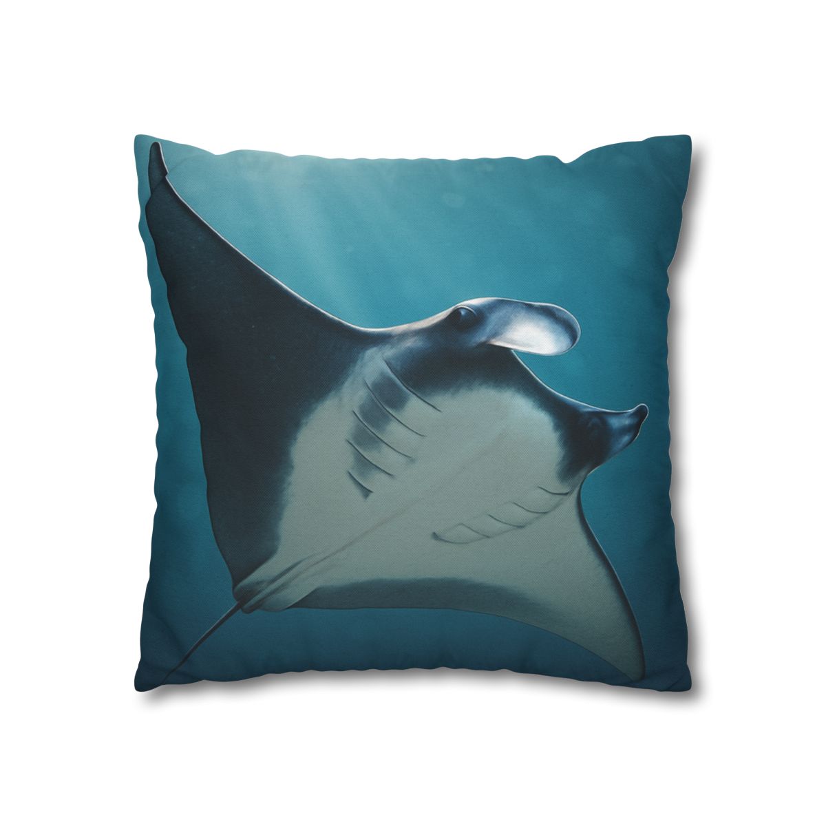 Starlit Surge Manta Ray designer print pillow cases