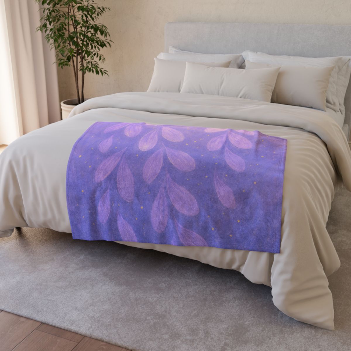 Petal Orbit Cascade warm winter blankets