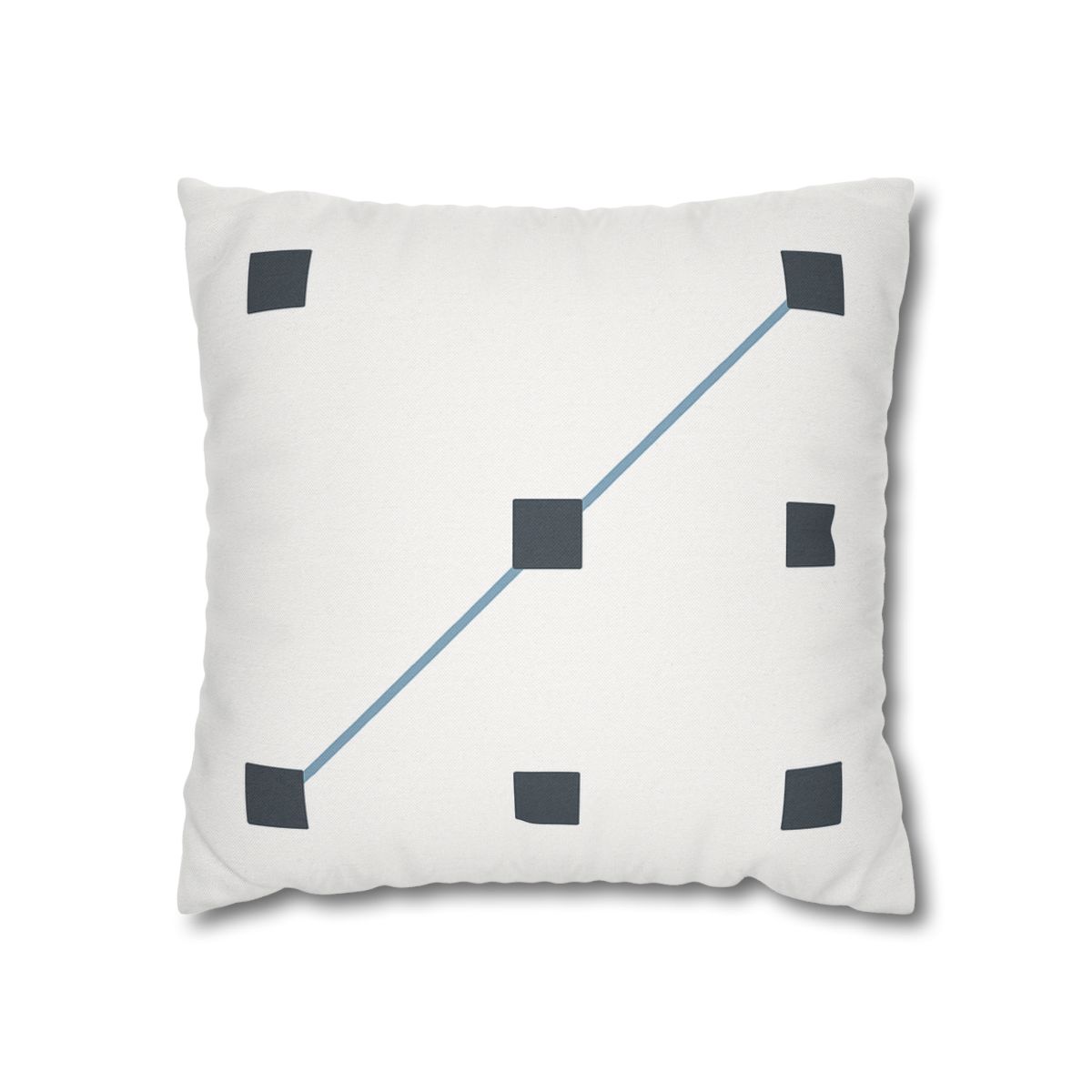Diagonal Star Path Grid personalized pillow covers