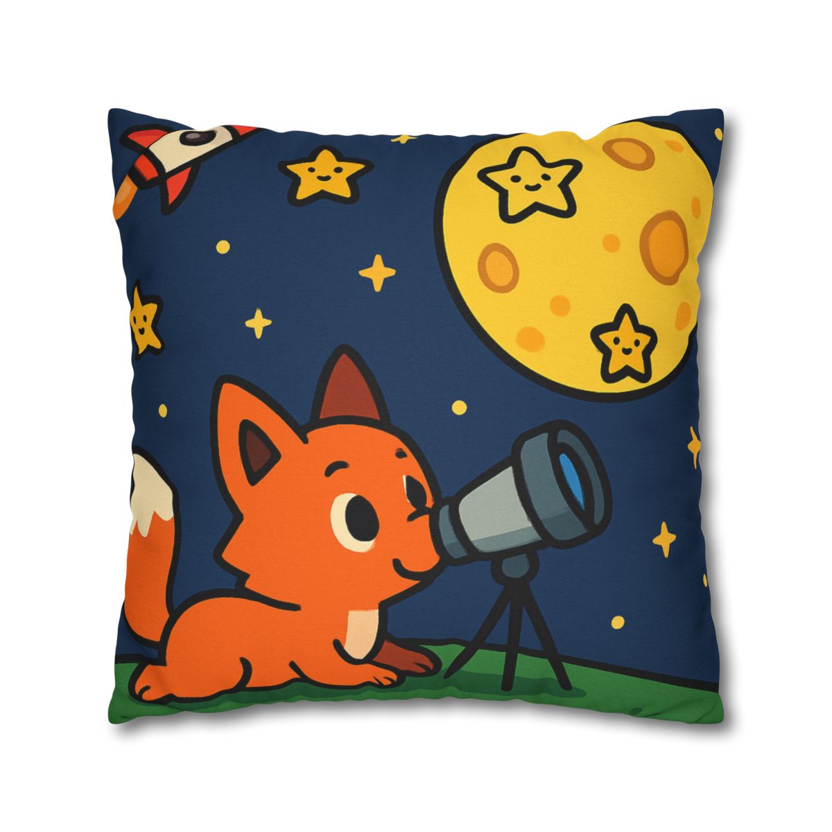 Stargazer Fox In The Moon Meadow unique gift pillow cases