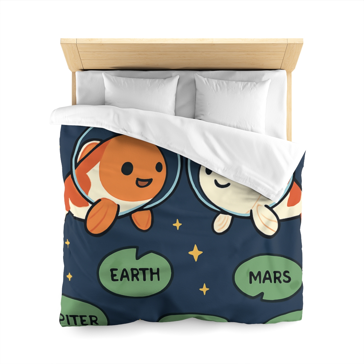 Cosmic Koi Classroom personalized bedding duvets