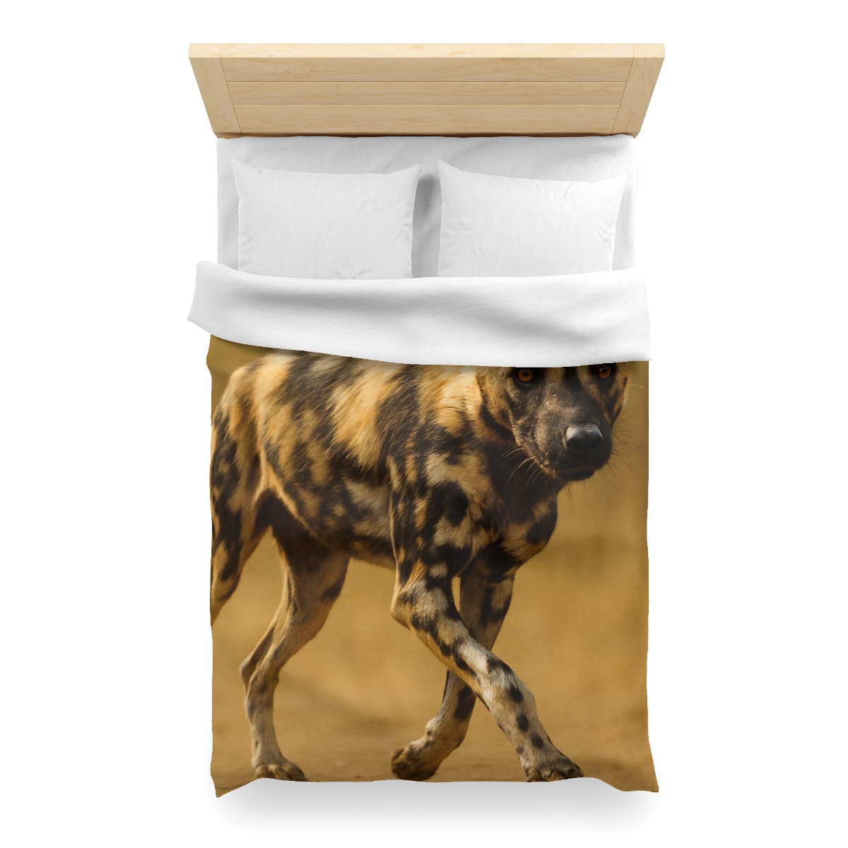 Pulse Trail Painted Dog custom duvets