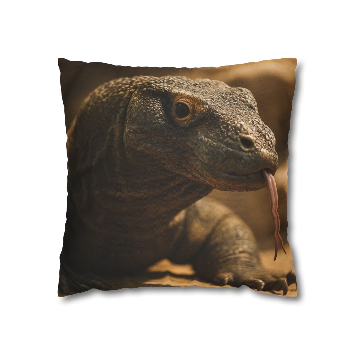 Ancient Sentinel Komodo Dragon designer print pillow cases
