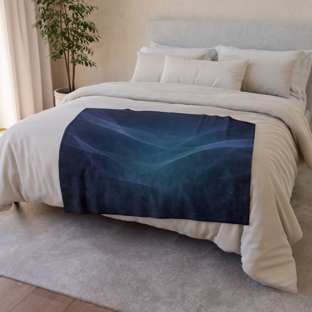 Cryo Plasma Veil designer printed blankets