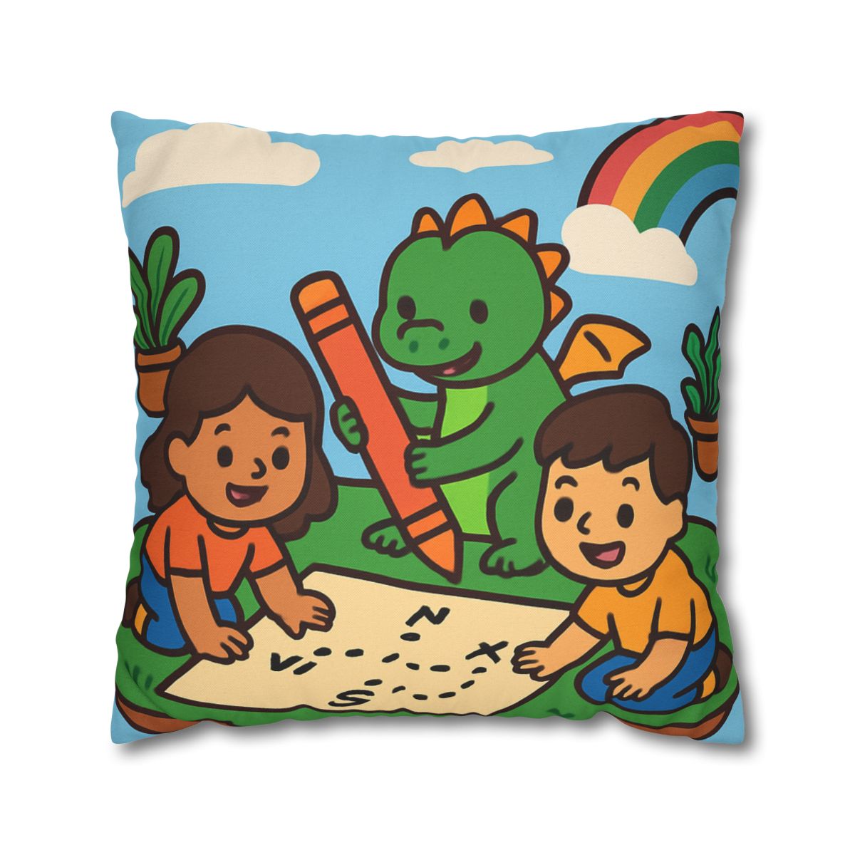 Sky Garden Map Makers With A Baby Dragon unique gift pillow cases