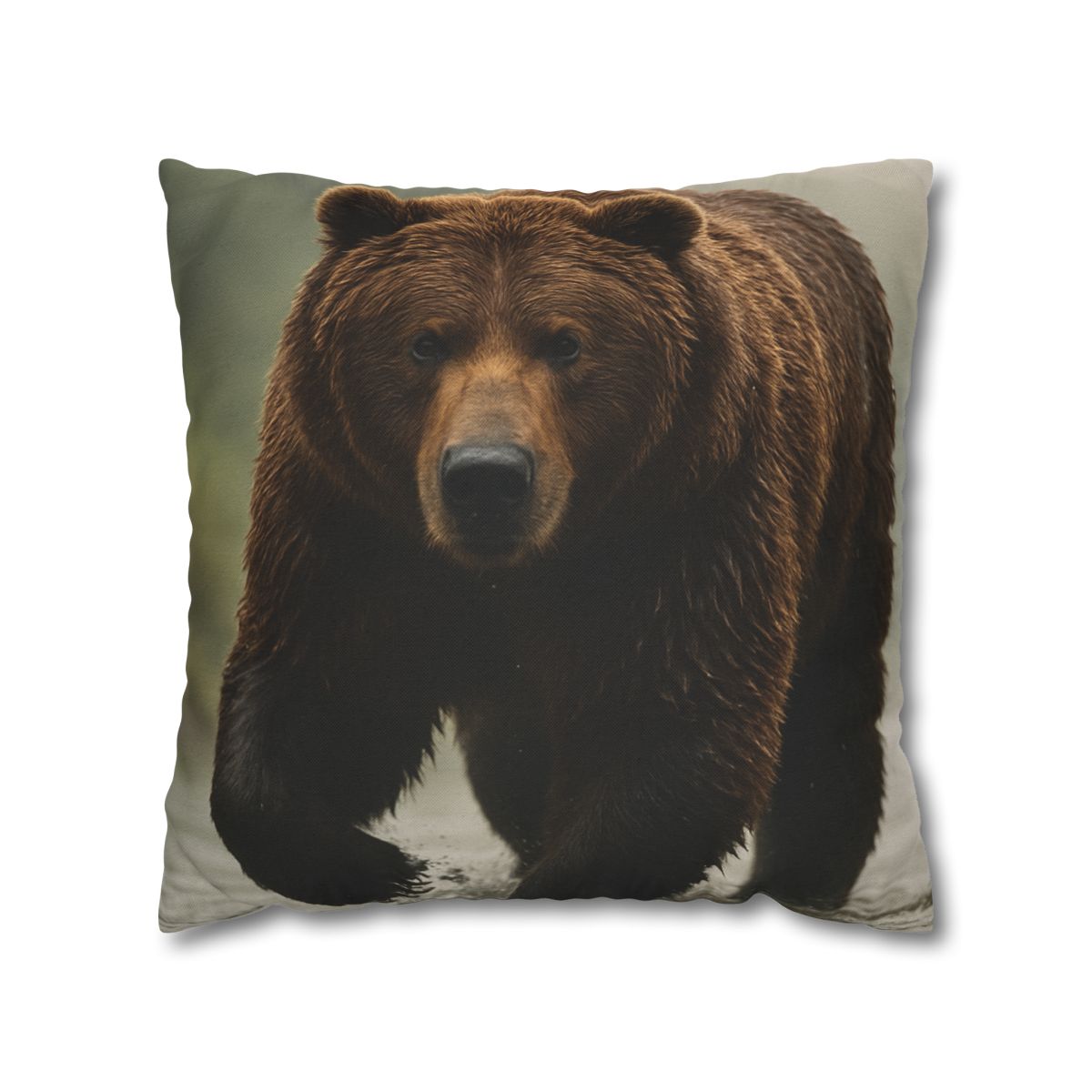River King Grizzly Bear soft cotton pillow cases