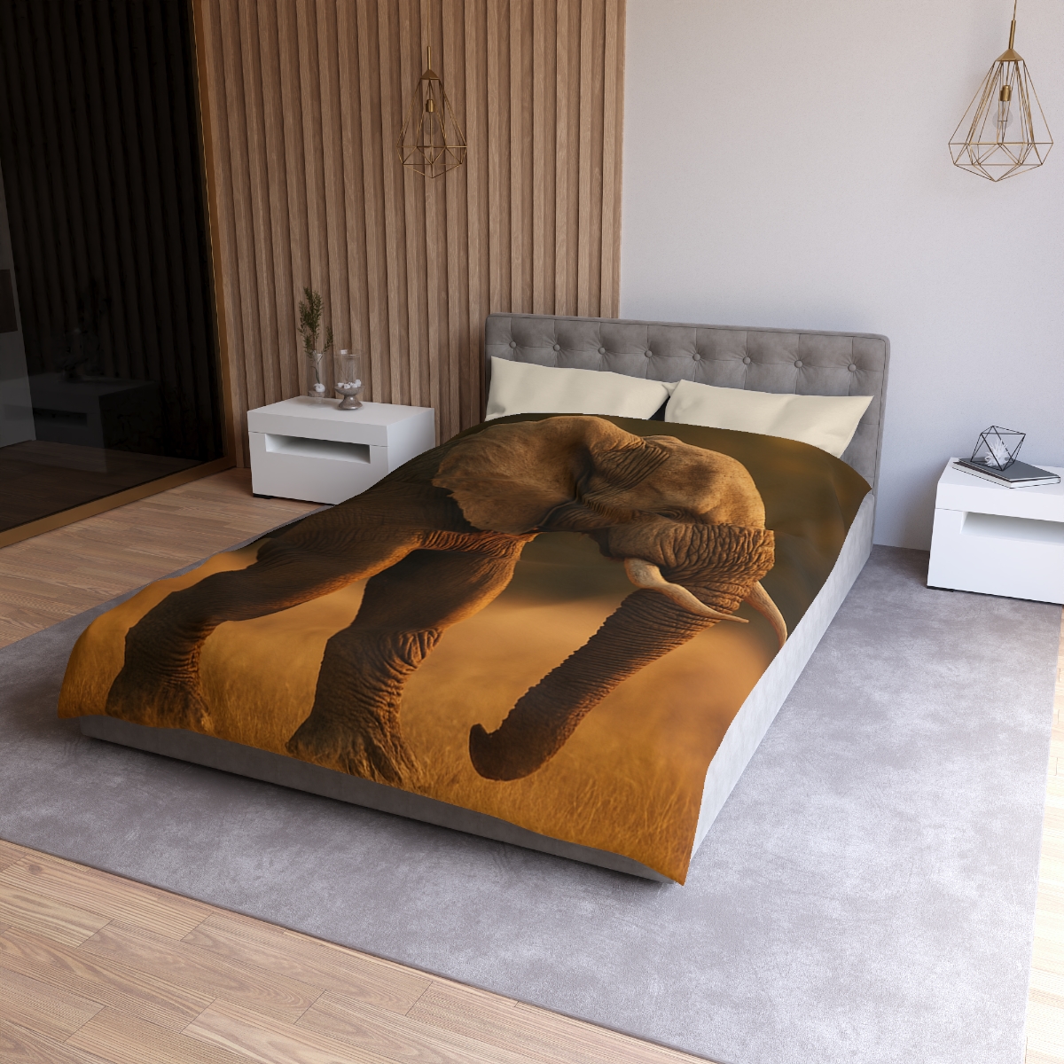 Savannah Sentinel Elephant warm winter duvets