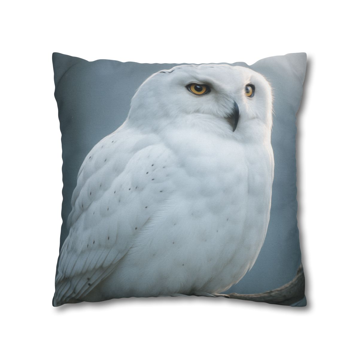 Twilight Watcher Snowy Owl custom pillow cases