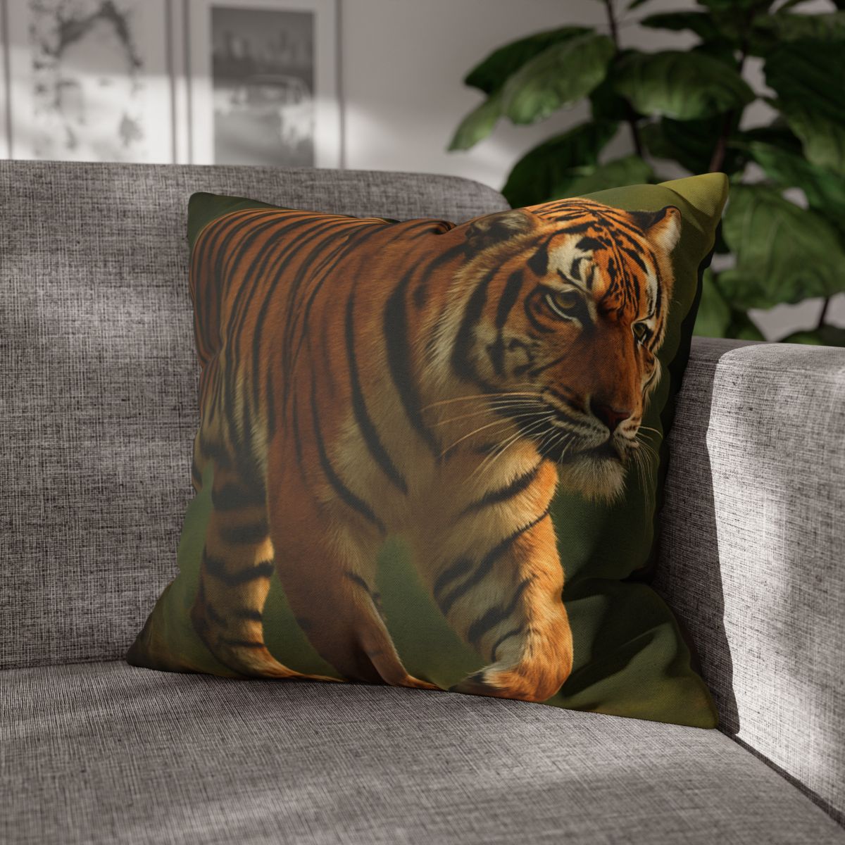 Forest Stalker Bengal Tiger stylish decorative pillowcases