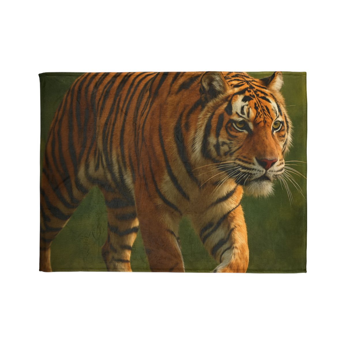 Forest Stalker Bengal Tiger soft fleece blankets
