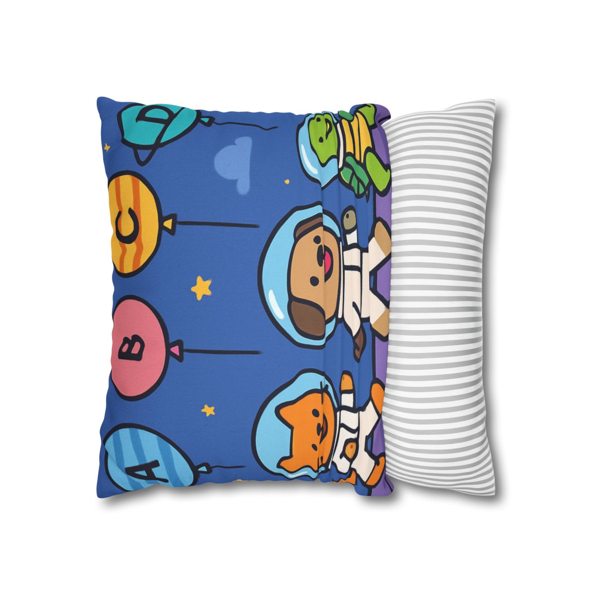 Planet Parade Of The Animal Astronauts personalized pillow covers