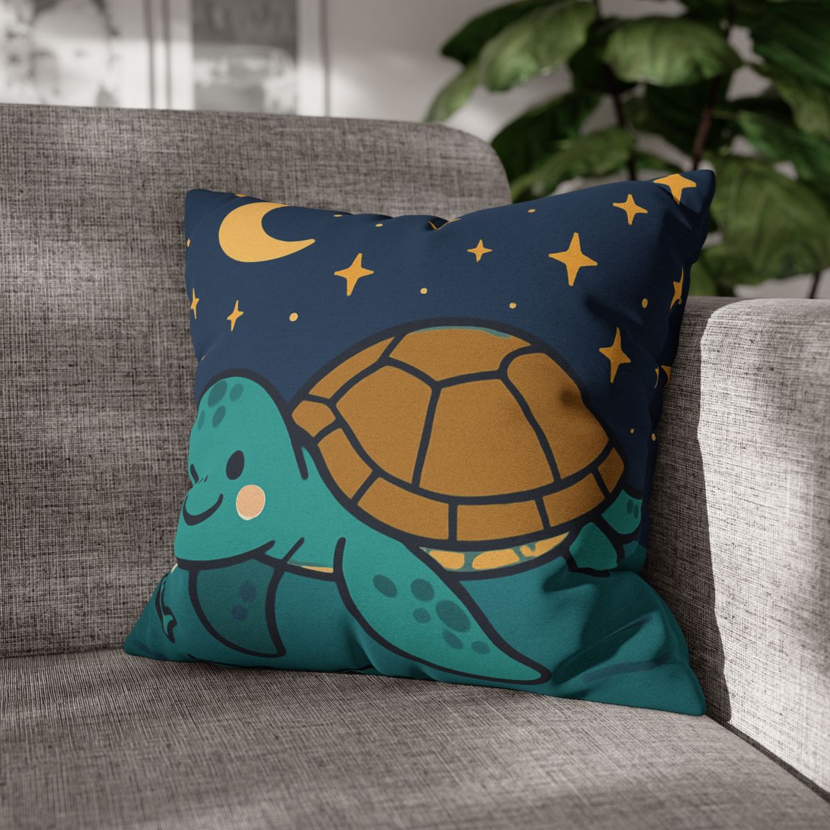 Starry Sea Turtle Voyage stylish decorative pillowcases