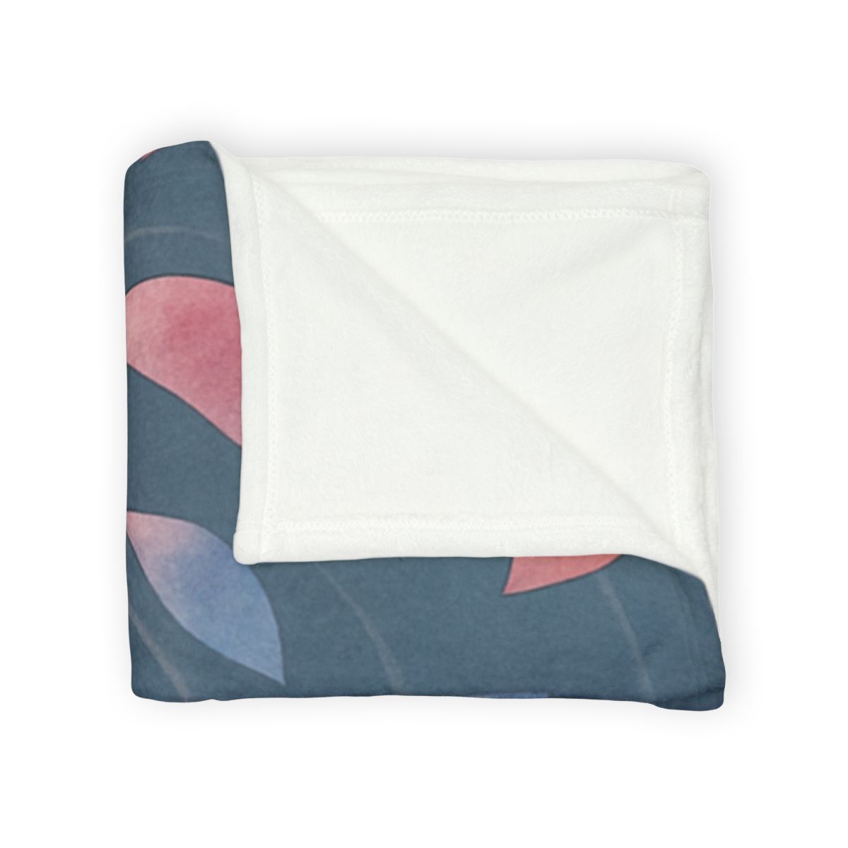 Orbiting Blossom Fragments soft fleece blankets