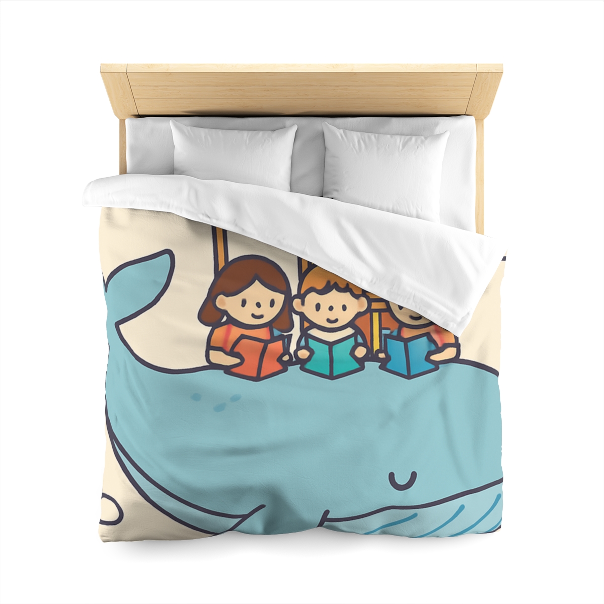 Sky Library On A Flying Whale trendy bedroom duvets