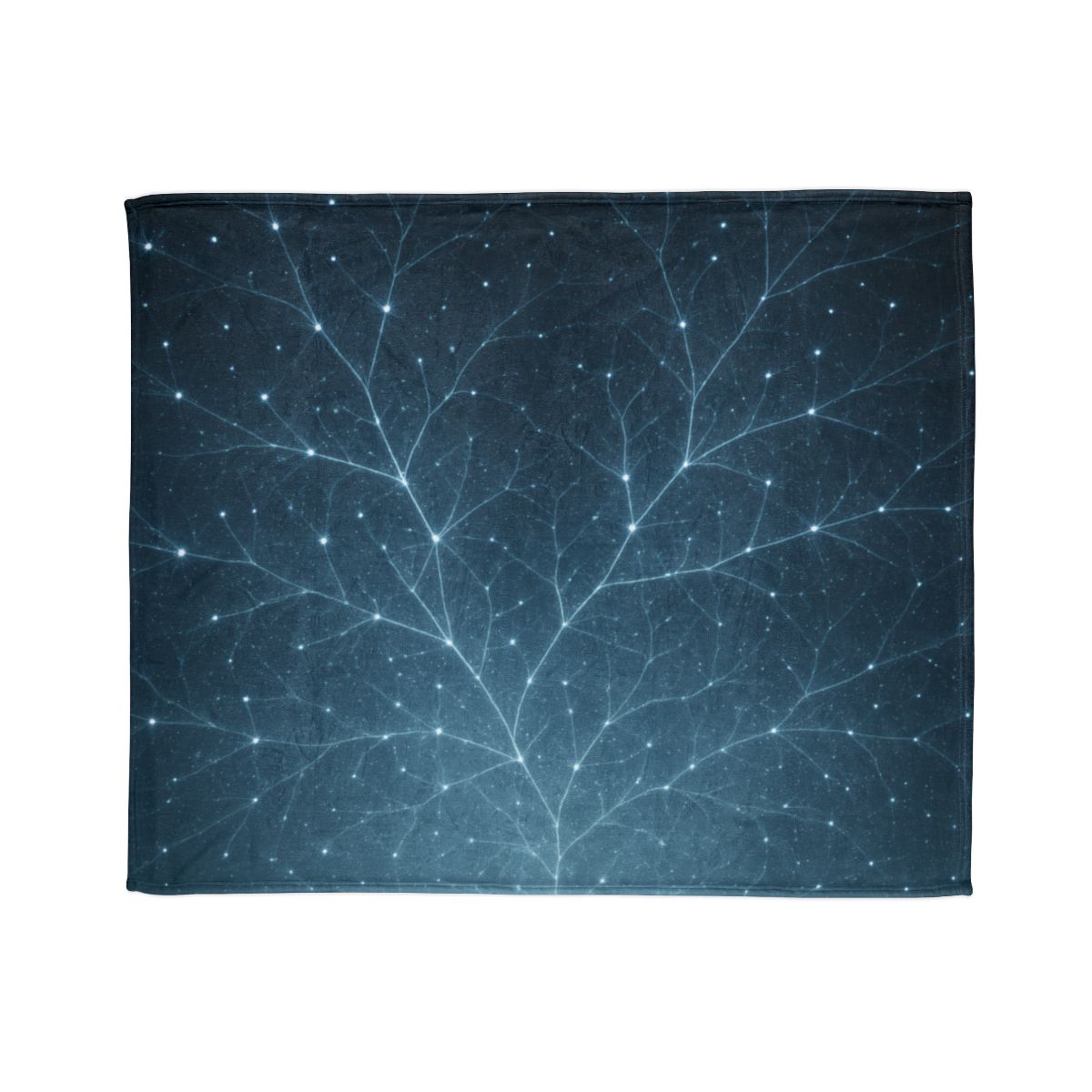 Starlit Fractal Canopy trendy patterned blankets