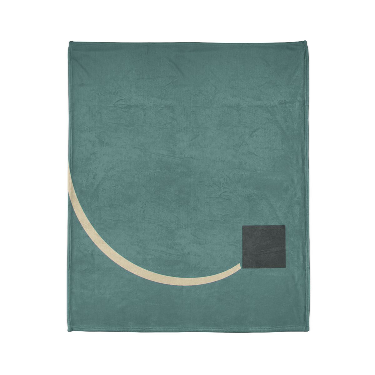 Negative Space Corner Arc custom blankets