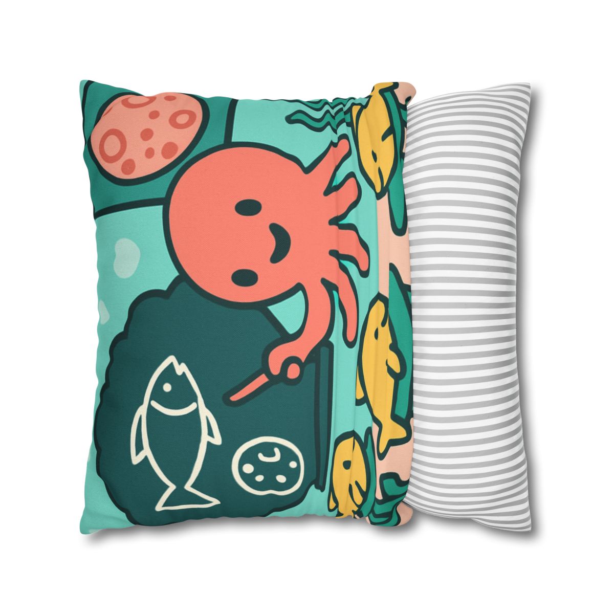 Cosmic Coral Classroom trendy patterned pillow cases