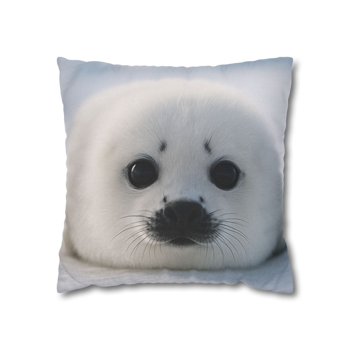 Snow Dream Harp Seal Pup stylish decorative pillowcases