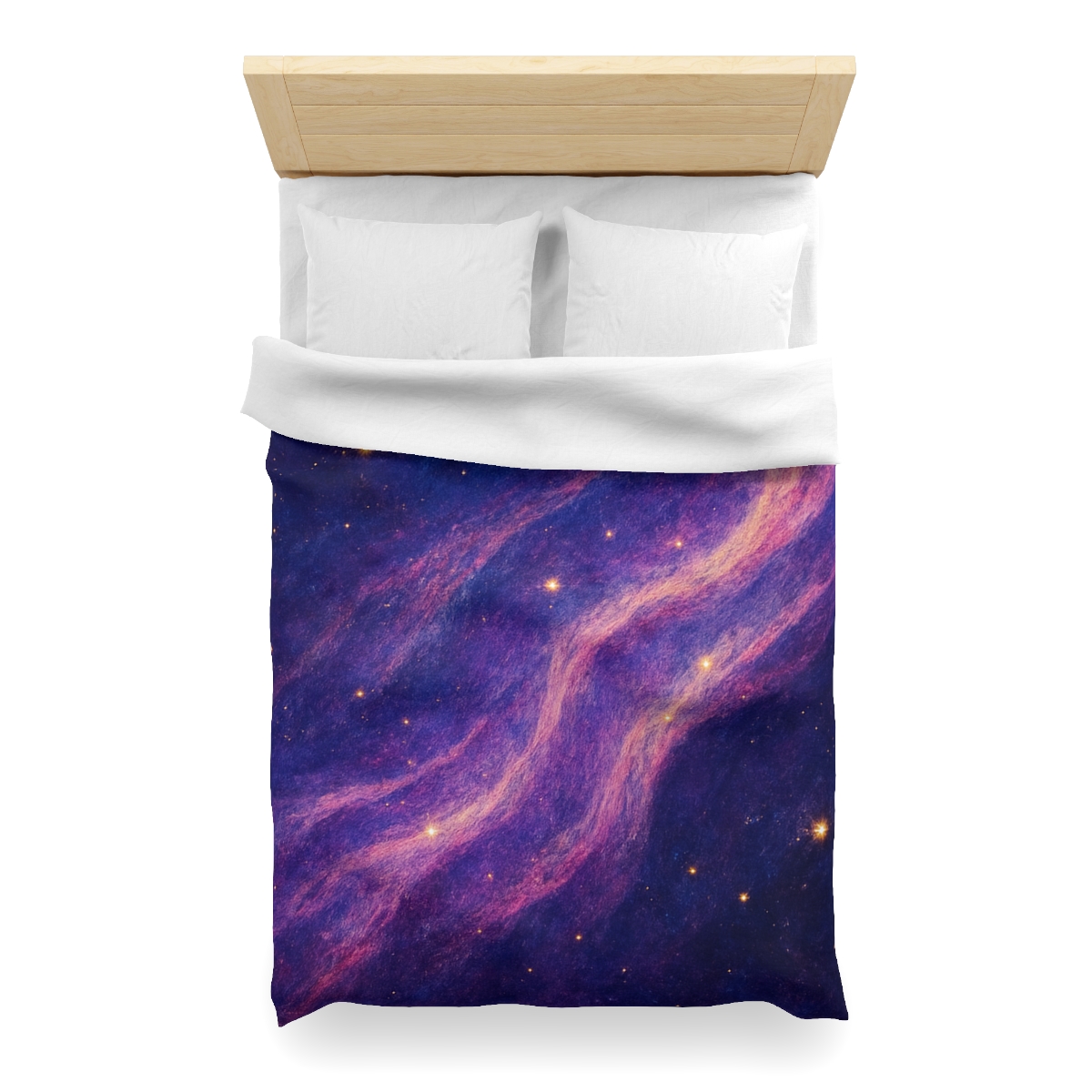 Celestial Veil Of Radiant Nebula unique patterned duvets