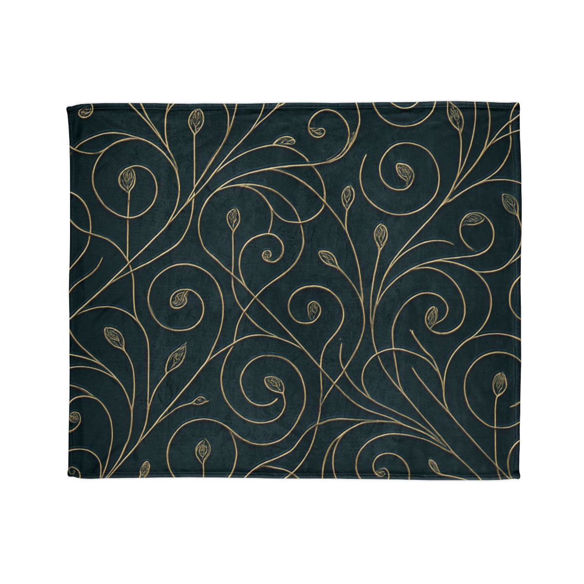 Vine Circuit Filigree designer printed blankets