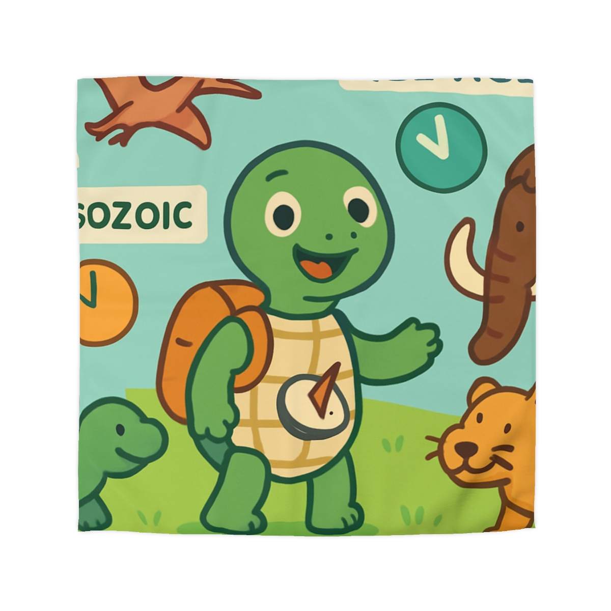 Time-Traveling Tortoise warm winter duvets