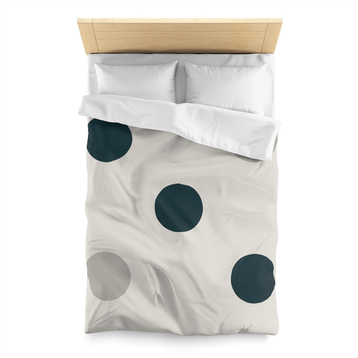 Sparse Dot Grid Rhythm personalized bedding duvets