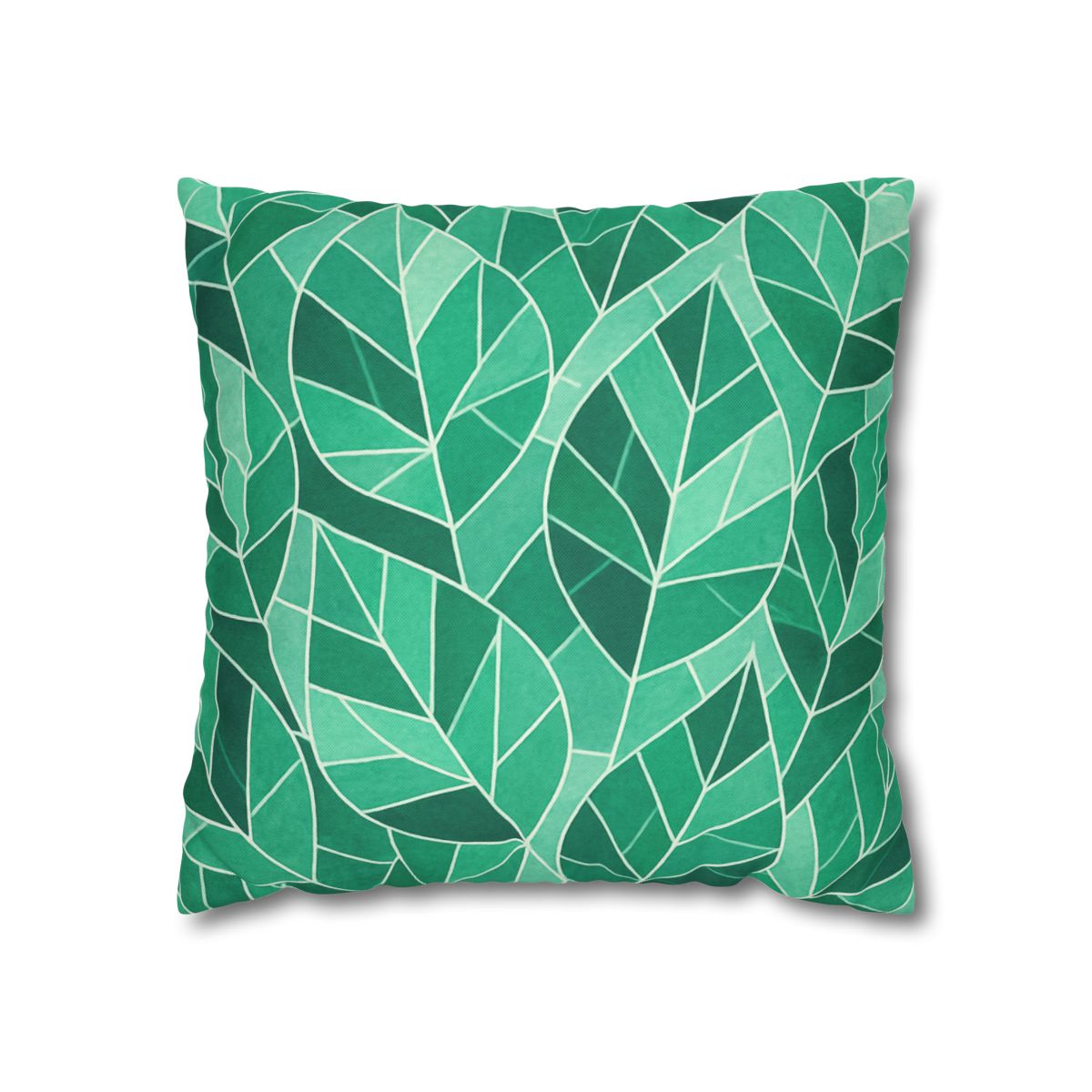 Crystal Leaf Mosaic personalized pillow covers