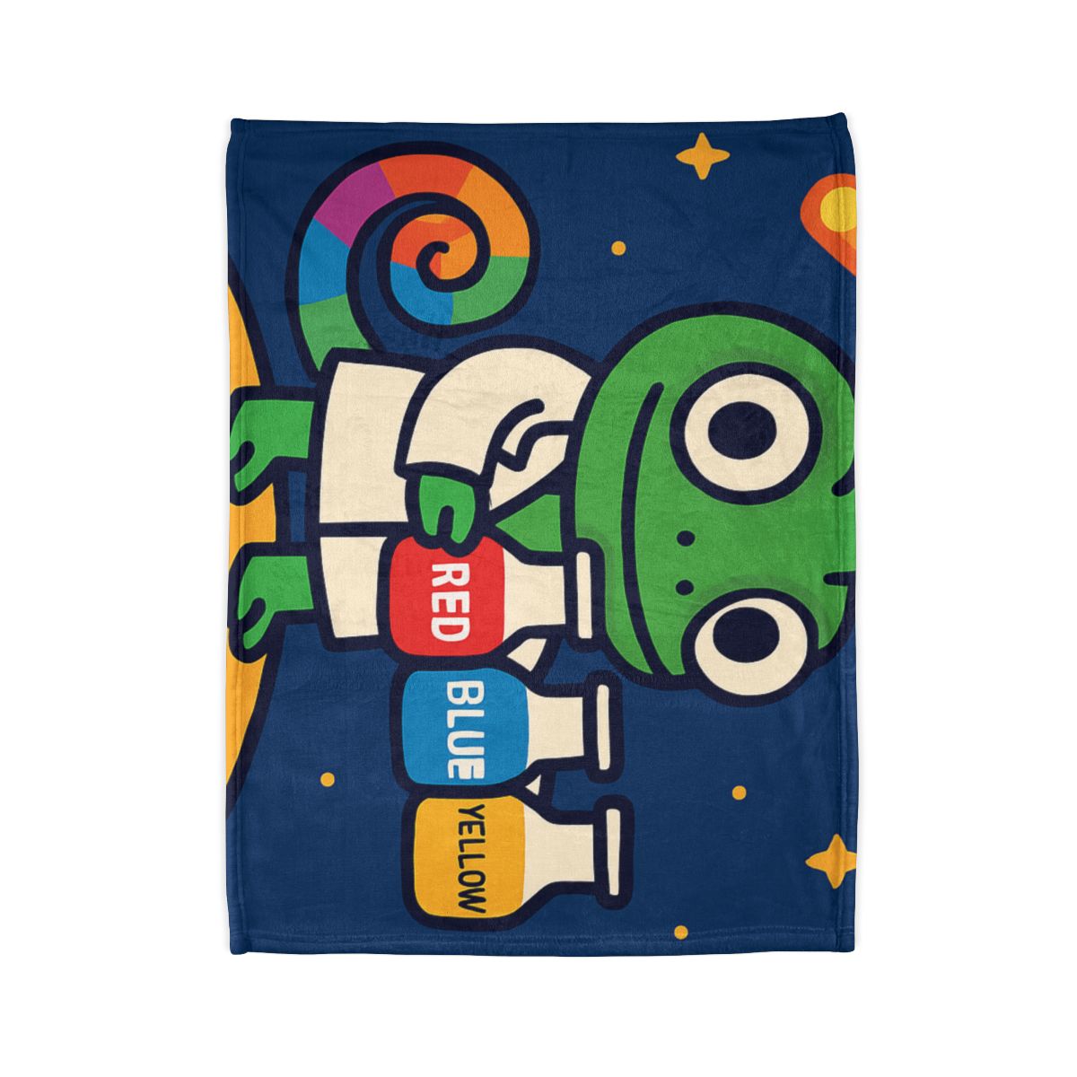 Comet Chameleon Color Lab soft fleece blankets
