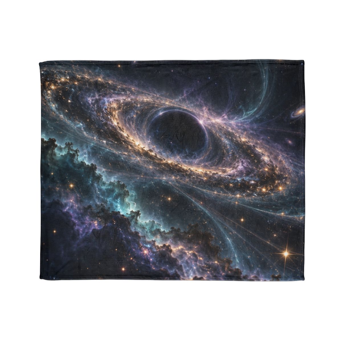 Spectral Dust Halo designer printed blankets [AI-e229e737-81a802975a70]