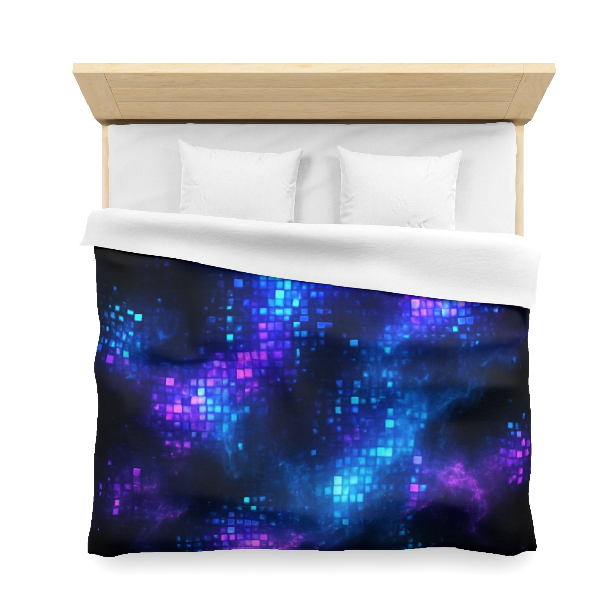 Quantum Nebula Mosaic designer printed duvets