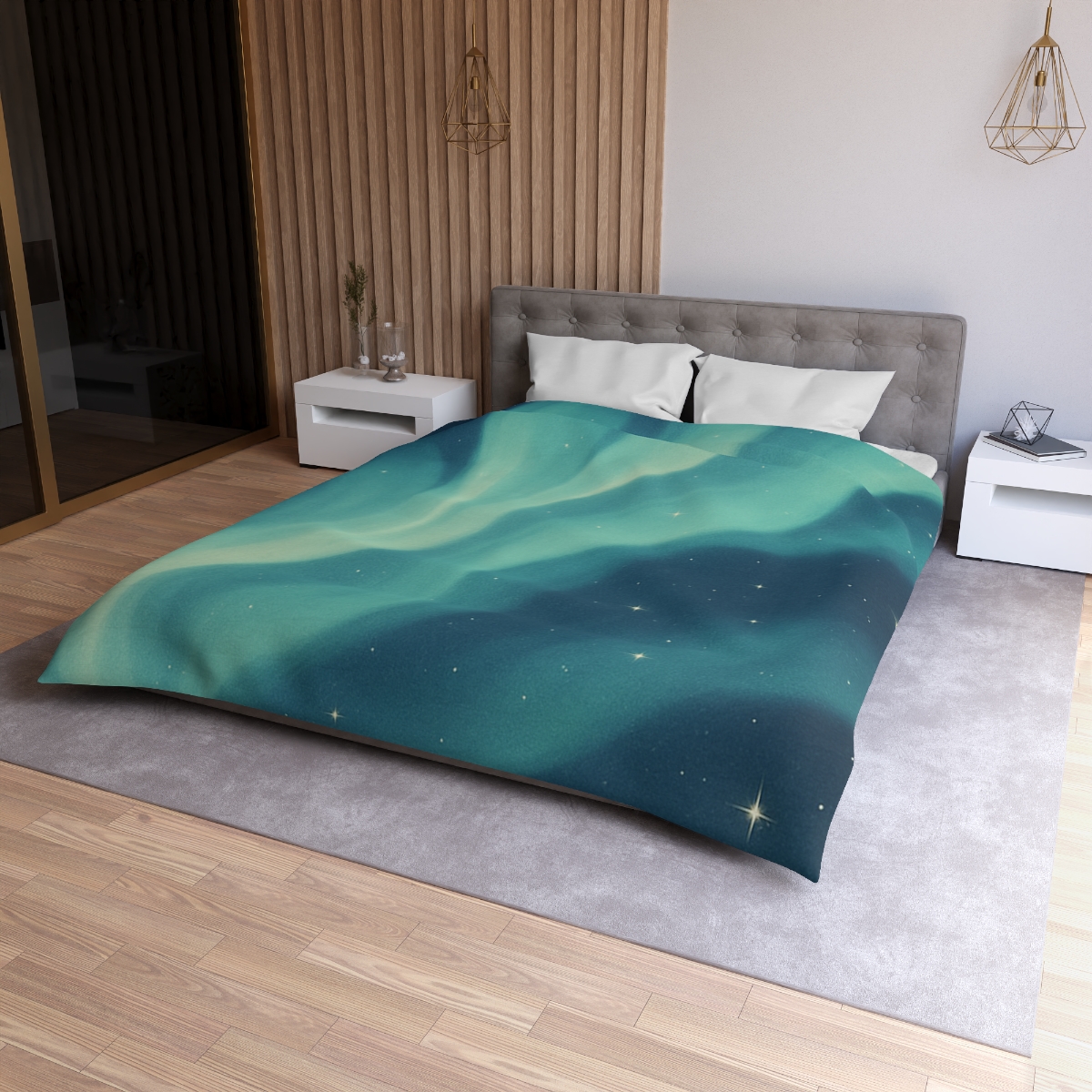 Aurora Veil Star Bloom personalized bedding duvets