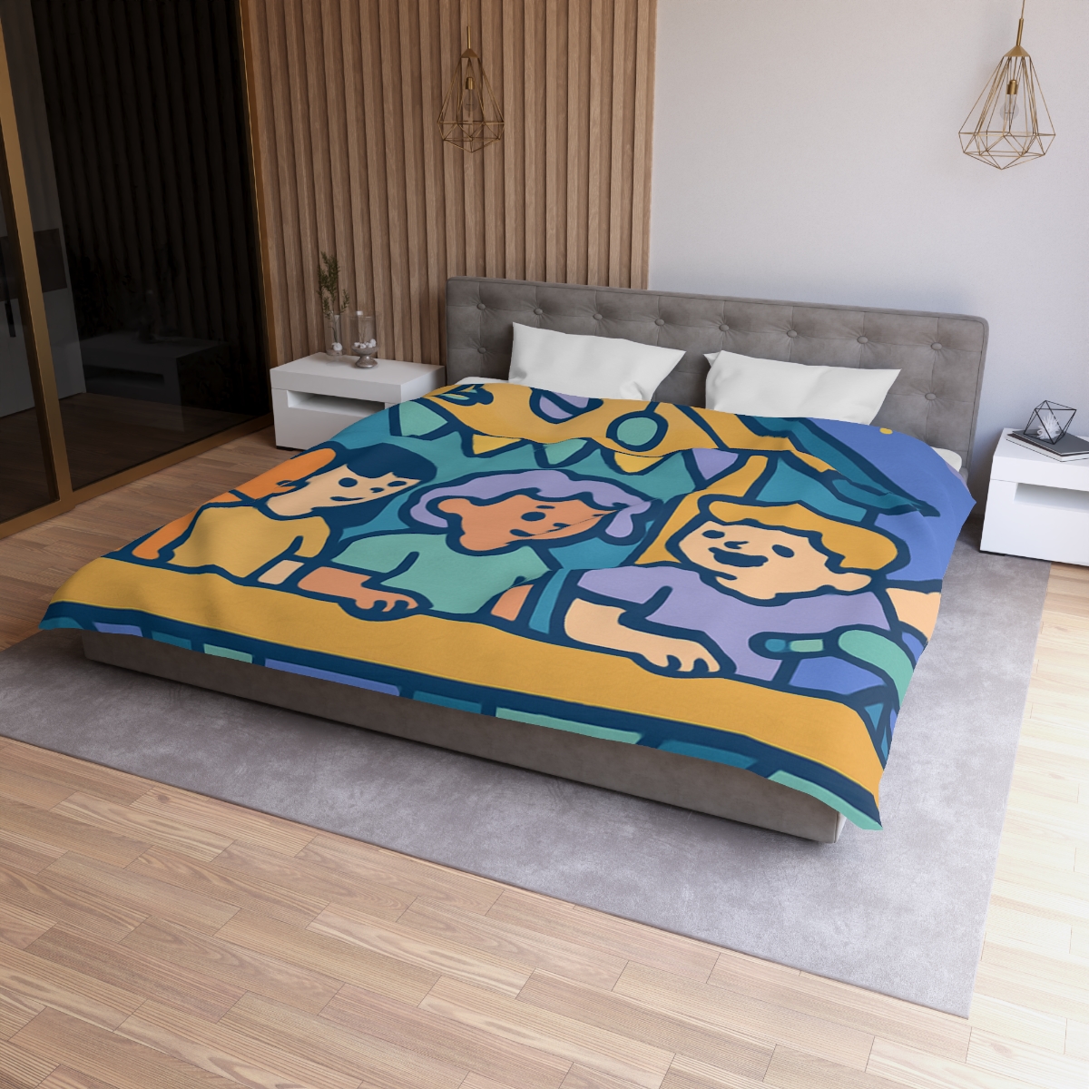 Galaxy Treehouse Explorers stylish duvet covers