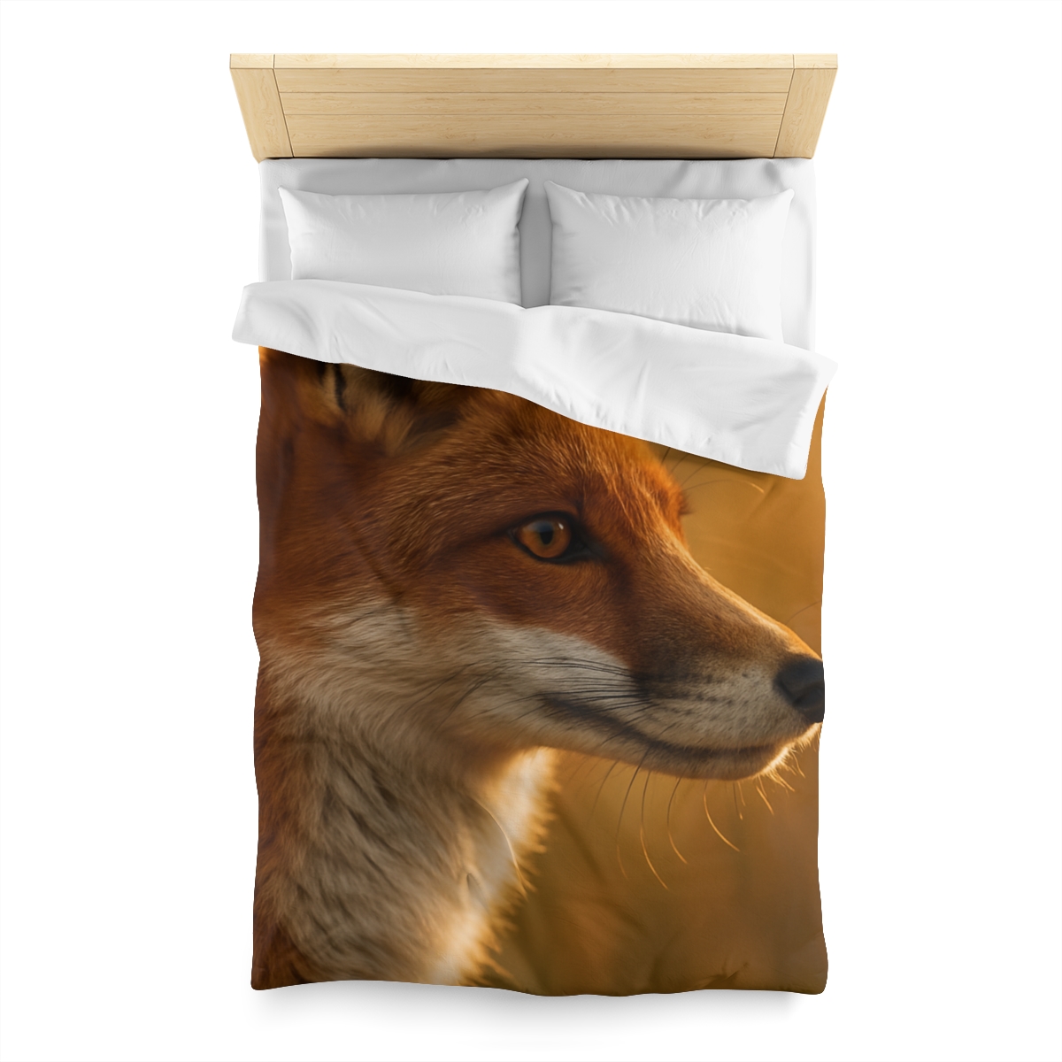 Amber Gaze Red Fox soft comforter duvets