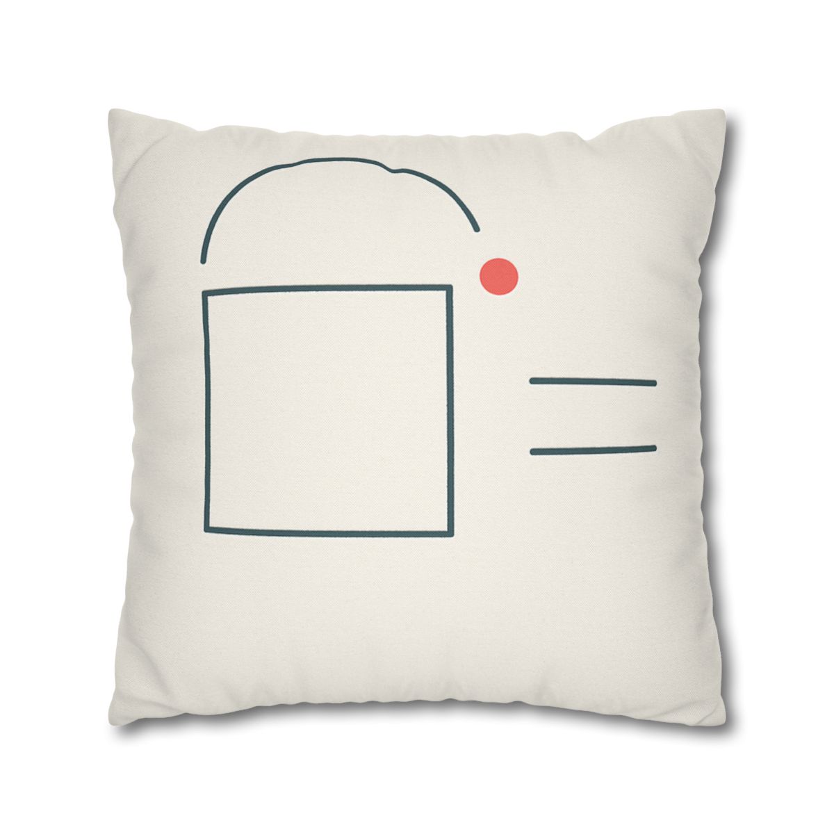 Open Frame With Drifting Arc personalized pillow covers