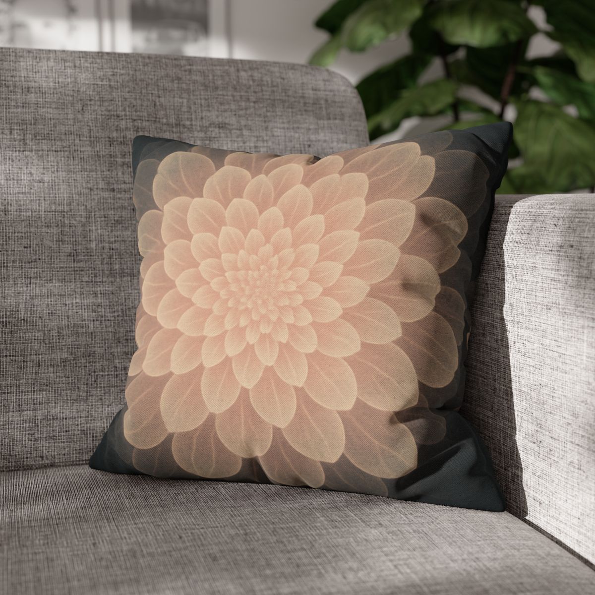 Petal Halo Fractals trendy patterned pillow cases