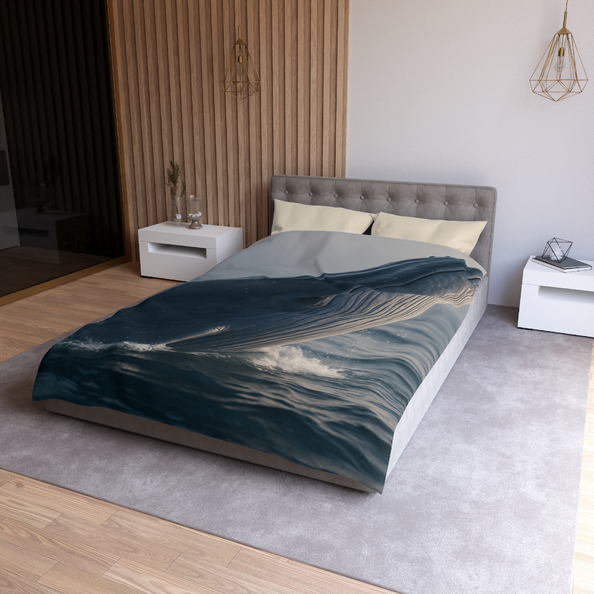 Ocean Song Blue Whale warm winter duvets
