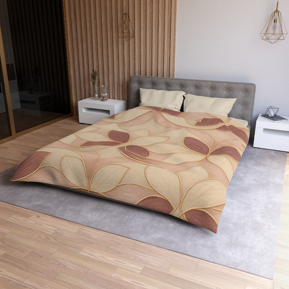 Petal Ribbon Mosaic duvets for gifts