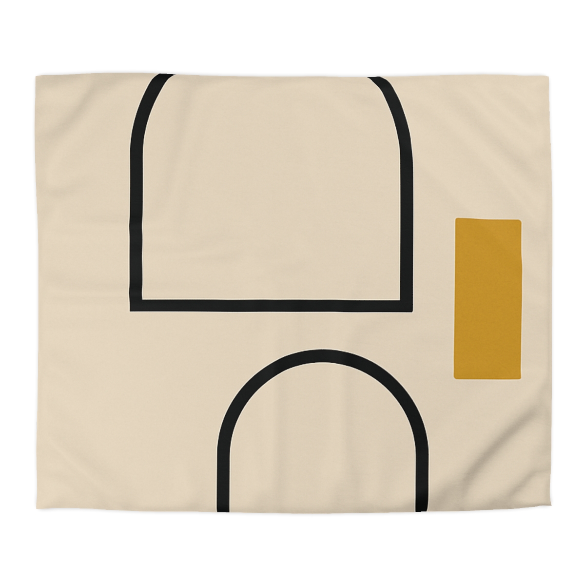 Arc Window Alignment designer printed duvets