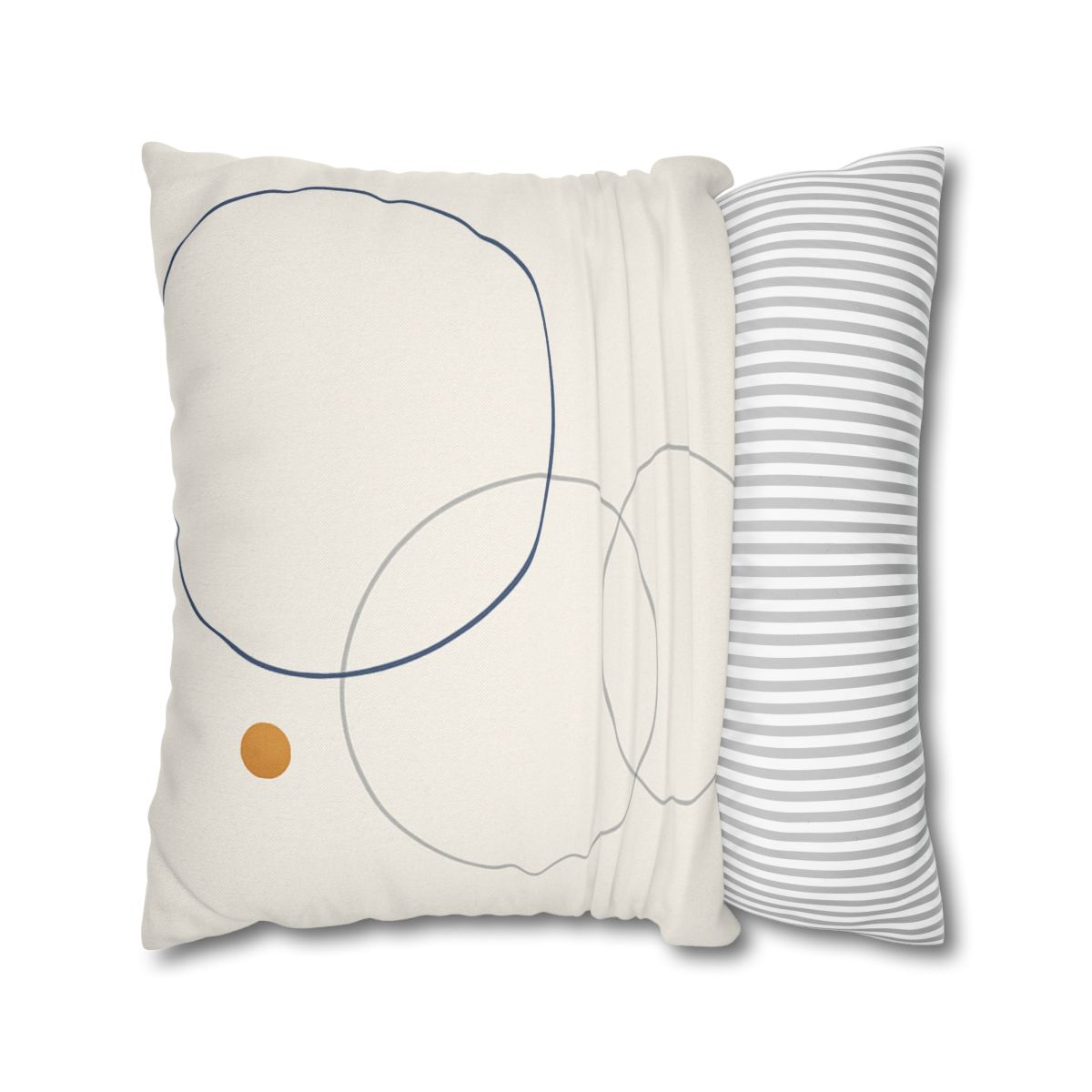 Balanced Cluster Of Three Rings soft cotton pillow cases