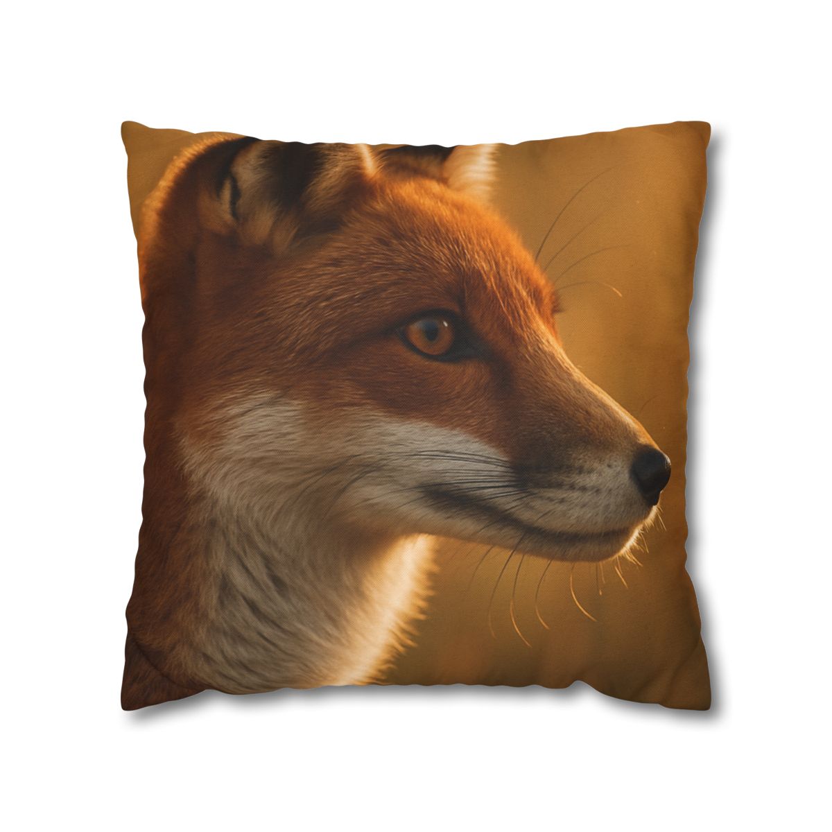 Amber Gaze Red Fox comfortable bedding pillow covers