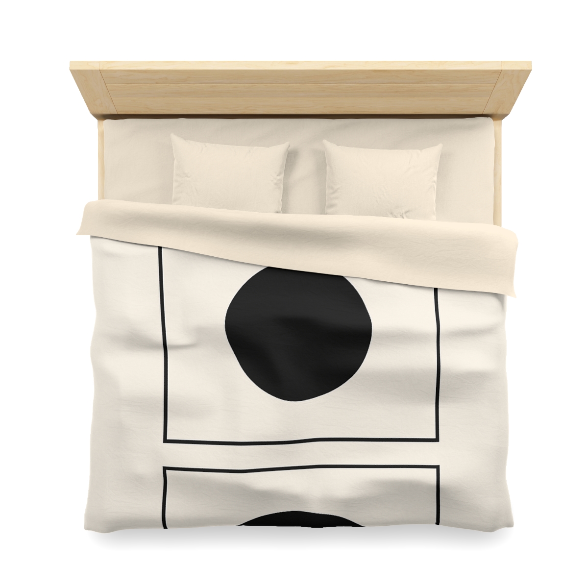 Eclipse Frame Triptych soft comforter duvets